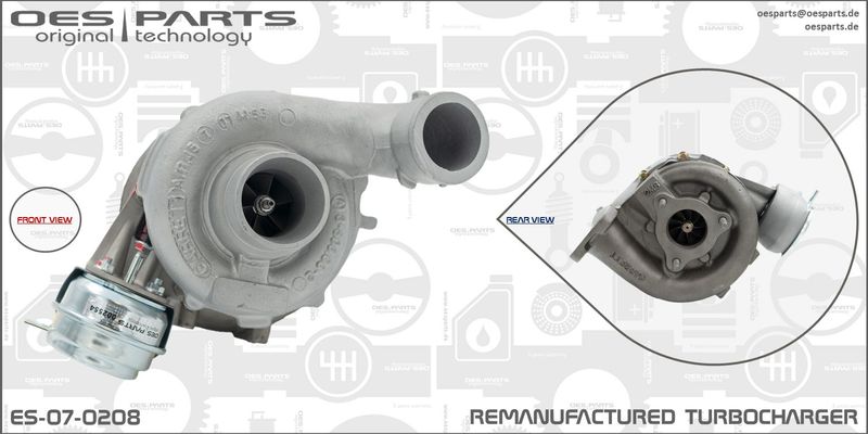 OES PARTS Компрессор, наддув ES-07-0208